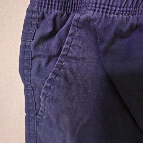 Wonder Nation Boys L (10-12) Gray & Blue Elastic Waist Pockets Drawstring Shorts - Picture 4 of 10